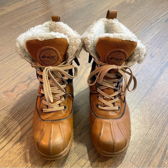 Pajar Canada Waterproof Leather boots color block size EU 38 US 7-7.5 main image 14